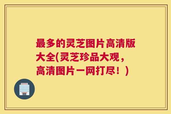 最多的灵芝图片高清版大全(灵芝珍品大观，高清图片一网打尽！)