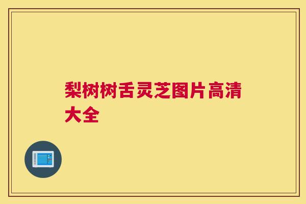 梨树树舌灵芝图片高清大全