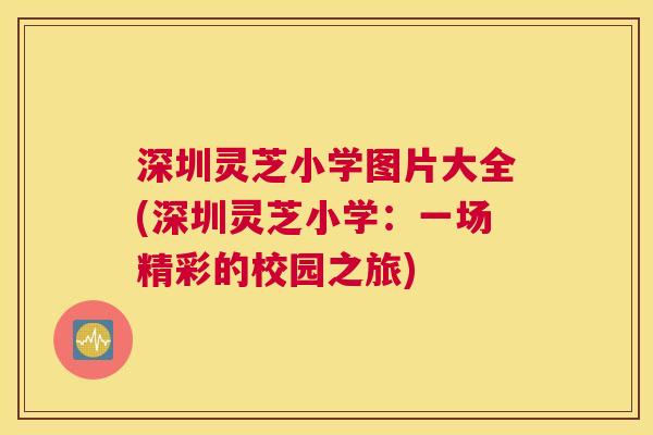 深圳灵芝小学图片大全(深圳灵芝小学：一场精彩的校园之旅)