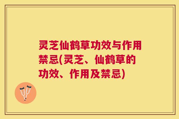 灵芝仙鹤草功效与作用禁忌(灵芝、仙鹤草的功效、作用及禁忌)