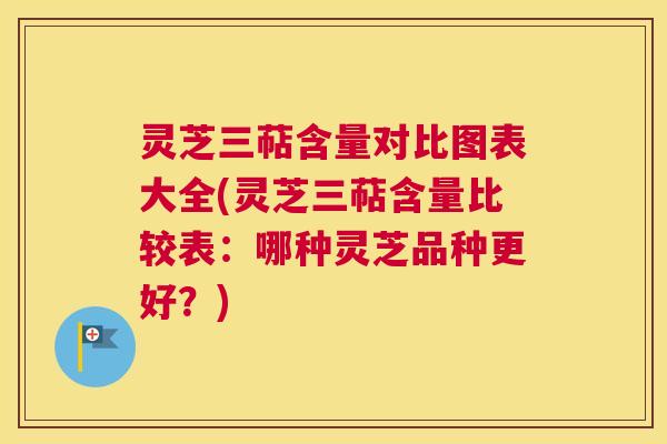 灵芝三萜含量对比图表大全(灵芝三萜含量比较表:哪种灵芝品种更好?) 灵芝三萜含量对比图表大全(灵芝三萜含量比较表:哪种灵芝品种更好?)