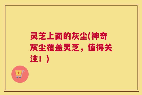 灵芝上面的灰尘(神奇灰尘覆盖灵芝，值得关注！)