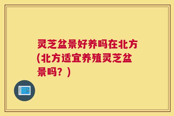 灵芝盆景好养吗在北方(北方适宜养殖灵芝盆景吗？)