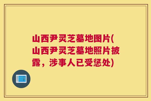 山西尹灵芝墓地图片(山西尹灵芝墓地照片披露，涉事人已受惩处)