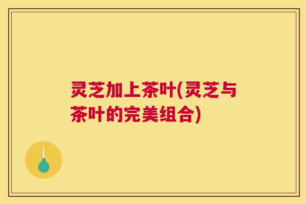 灵芝加上茶叶(灵芝与茶叶的完美组合)