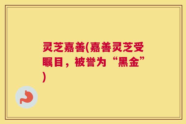 灵芝嘉善(嘉善灵芝受瞩目,被誉为“黑金”) 灵芝嘉善(嘉善灵芝受瞩目,被誉为“黑金”)