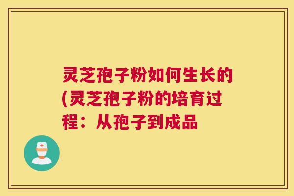 灵芝孢子粉如何生长的(灵芝孢子粉的培育过程：从孢子到成品
