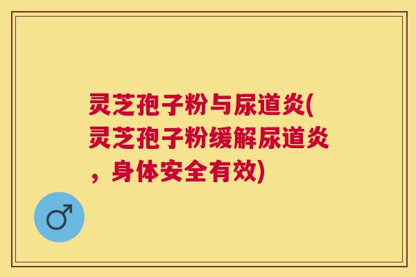 灵芝孢子粉与尿道炎(灵芝孢子粉缓解尿道炎，身体安全有效)