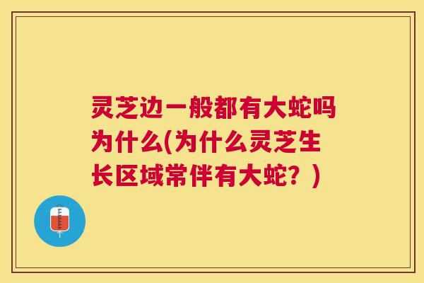 灵芝边一般都有大蛇吗为什么(为什么灵芝生长区域常伴有大蛇?) 灵芝边一般都有大蛇吗为什么(为什么灵芝生长区域常伴有大蛇?)
