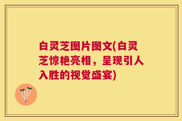 白灵芝图片图文(白灵芝惊艳亮相，呈现引人入胜的视觉盛宴)
