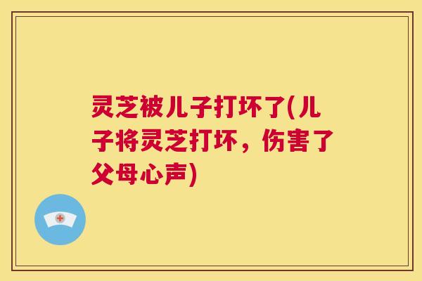 灵芝被儿子打坏了(儿子将灵芝打坏，伤害了父母心声)