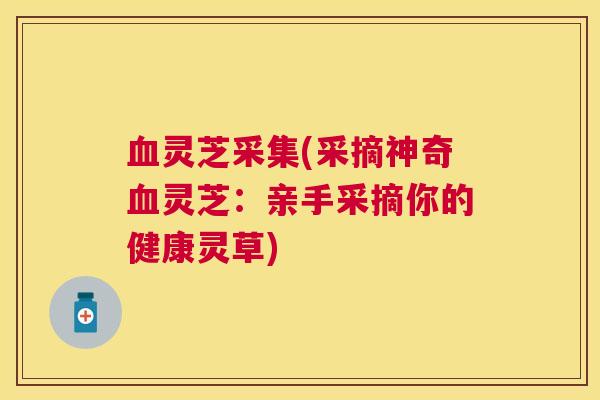血灵芝采集(采摘神奇血灵芝：亲手采摘你的健康灵草)
