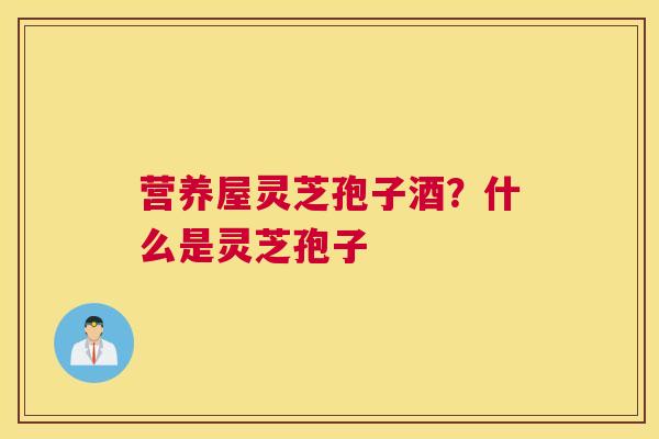 营养屋灵芝孢子酒？什么是灵芝孢子