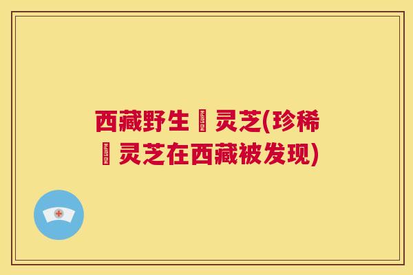 西藏野生焄灵芝(珍稀焄灵芝在西藏被发现)