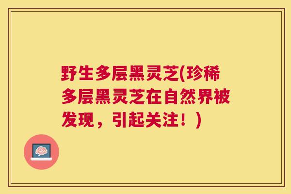 野生多层黑灵芝(珍稀多层黑灵芝在自然界被发现，引起关注！)