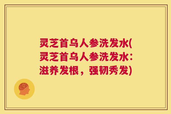 灵芝首乌人参洗发水(灵芝首乌人参洗发水:滋养发根,强韧秀发) 灵芝首乌人参洗发水(灵芝首乌人参洗发水:滋养发根,强韧秀发)