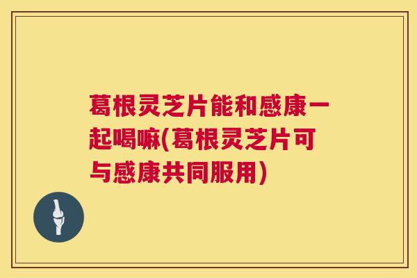 葛根灵芝片能和感康一起喝嘛(葛根灵芝片可与感康共同服用)