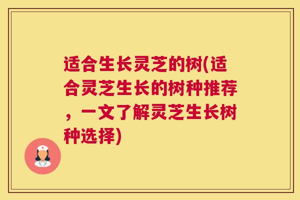 适合生长灵芝的树(适合灵芝生长的树种推荐，一文了解灵芝生长树种选择)